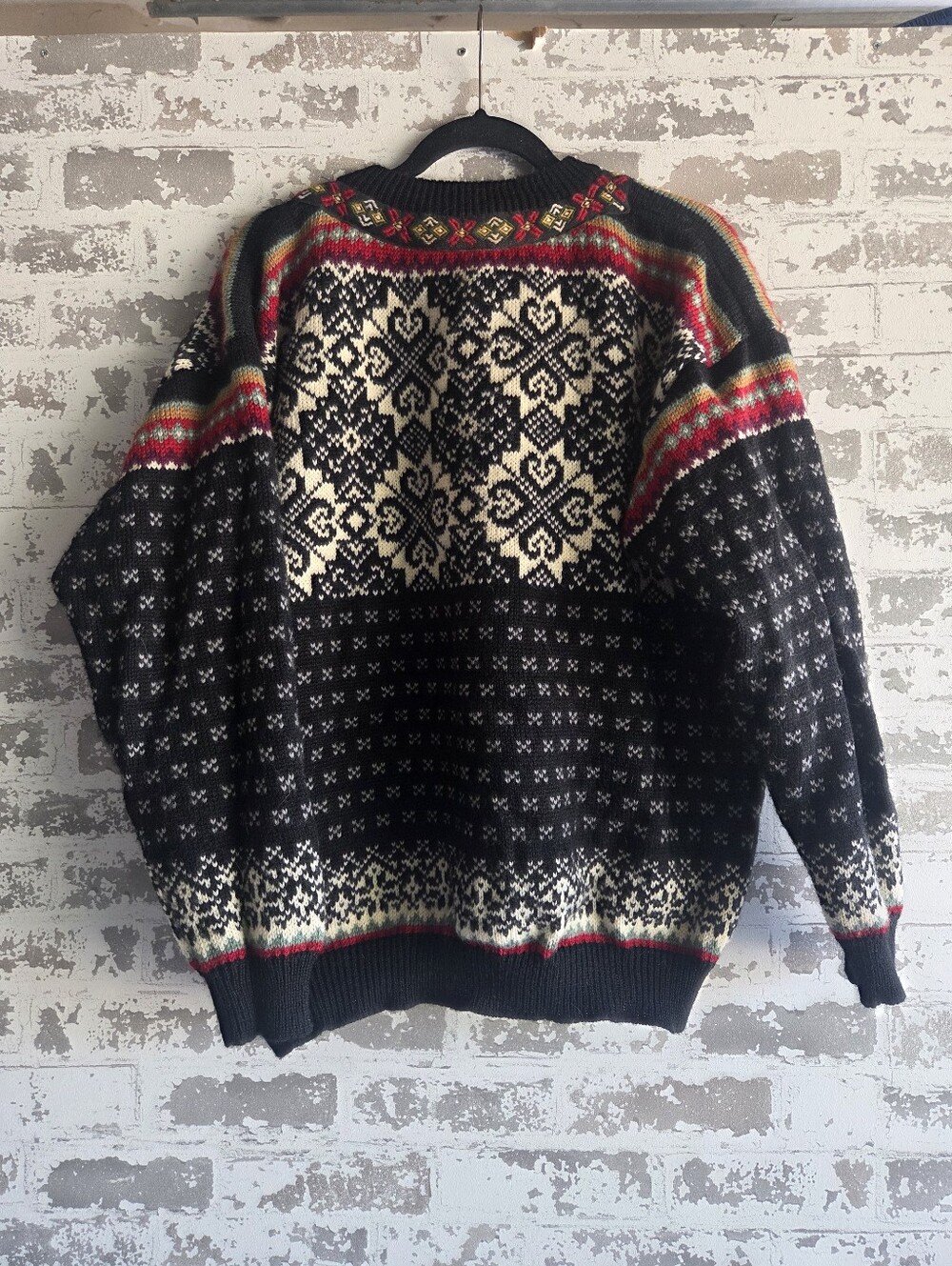 Norwear Vintage Icelandic Pure Wool Sweater Metal L - Picture 3 of 9